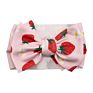 7" Kids Big Bow Soft Elastic Waffle Headband - Solid Color Top Knot Headwear for Baby Girl Accessories