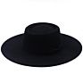 9Cm Wide Brim Bowknot Bowler Hat Ladies Elegant Retro Style British Woolen Jazz Hat Autumn Solid Color Panama Hat