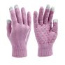 Acrylic anti Slip Work and Running Magic Gloves Touch Screen Men Warm Stretch Knitted Wool Mitten and Gloves