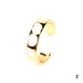 Adjustable Gold Plated Colorful Enameled Heart Open Rings Candy Color Enamel Love Heart Finger Rings