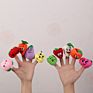 Animal Finger Puppet Soft Plush Toys Child Baby Favor Dolls Tell Story Props Boys Girls Rabbit Finger Puppets