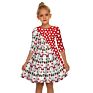 Arrivals Half Sleeve Red Black Plaid Print Dress Christmas Girls Dresses