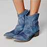 Autumn and Large Low Heel Retro Women's Boots