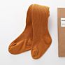 Baby Autumn Tights Baby Toddler Kid Girl Ribbed Stockings Cotton Warm Pantyhose Solid Candy Color Tights