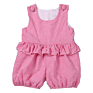 Baby Girls Clothes Boutique 100 Cotton Gingham Seersucker Infant Girls Kids Bubble Lined Ruffle Cute Baby Rompers
