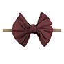 Baby Girls Elastic Bow Headband Hair Bows Knot Nylon Hair Bands Newborn Toddler Kids Headwear Hair Accessories