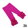 Baby Girls Ruffle Leggings Mustard Olive Teal Dark Peach Plum Dust Pink Triple Pants Toddler Newborn Kids Icing Leggings