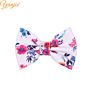 Baby Headband 4" Soft Toddler Hair Bows Hair Accessories for Girls Kids Floral Printed Headwrap