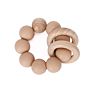Baby Nursing Bracelets Food Grade Silicone Teether Teething Wood Rattles Toys Baby Teether Bracelets Nursing Toys Gift