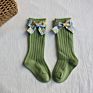 Baby to Toddler Girl Socks with Floral Bows 0-5 Years