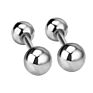 Balls Yellow Gold Color Piercing Small round Ball Stud Earrings for Women Men Children Baby Girls Kids Jewelry