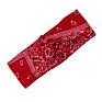 Bandana Headband Bohemia Elastic Hairband with Cashew Printing Soft Cross Paisl Hair Accessories for Women
