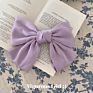 Bow Hair Clip Accessories Ribbon Plaid Hair Clip for Girl