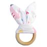 Bpa Free Food Grade Wooden Teething Toys Funny Silicone Baby Teether