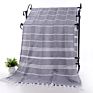 Bright Colored Two-Striped Beach Towel Pestemal Turkish Hammam Spa Towel Organic %100 Cotton Bath Towel Made in Turkey