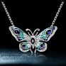 Brooch Accessories Royal Style Gem Butterfly Necklace Dual Brooch