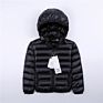 Bubble Crop Red Puffer Coat Little Boy plus Size Puffer Coat with Hood Zip up down Jacket Kids Boy Warm