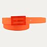 Candy Colors Silicone Kids Belts, Cute Design Plastic Buckle Belts