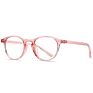 Cassbojue Clear round Retro Tr90 Blue Light Blocking Glasses Frame