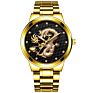 Casual Watch Men Waterproof Quartz Wrist Watches Luxury Calendar Dragon Men Business Watch Clock