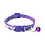 Cats Dog Collar with Bell Camo Camouflage Print Neck Strap Polyester Adjustable Buckle Kitten Puppy Pet Leash Animal Accessories