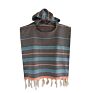 Children Child Kids Hooded Towel Beach Pool Poncho Swimming Class Ponchos - Baby Shower Newborn Gifts - Kash Vest Style Blue