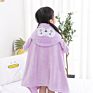 Children's Hooded Bath Towel, Coral Fleece Cape Can Wear Bathrobe Soft Large Bath