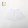 Children's Puffy Skirts Kid Girl Mini Fluffy Tutu Performance Dress Stars Dot Sparkle Print Mesh Skirt Accessories