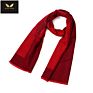 Chinese Red Scarf Cheapest Embroidery Free Sample Company Logo Neck Scarf Men