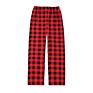 Christmas Family Sleep Bottom Lounge Wear Red Plaid Flannel Kids Girls Pajama Pants