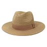 Classical Panama Fedora Straw Hat Women Wide Brim Roll up Hat Fedora Beach Sun Straw Panama Hat