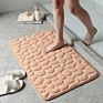 Cobblestone Carpet 3D Door Floor Mat Bath Mats Bathroom Absorbent Anti-Slip Mat