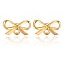 Color-Protected Copper Stud Earring Diy Jewelry Accessories Handmade Material Ring Square Curved Oval Large Geometry