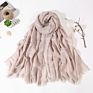 Cotton and Hemp Hollow Out Scarf Muslim Hijab Scarf Malaysia Arab Hijabs Scarfs Muslim