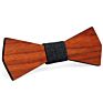 Creative Wooden Neckie Bow Tie for Men Handmade Customized Solid Wedding Wood Bowties Crafts Gifts