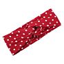 Crisscross Vintage Polka Dot Printed Women's Headbands Headwraps Hair Bands Bows Elastic Girls Hair Band Accessories