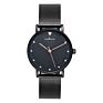 Crystal Relojes De Mujer Minimalism Mesh Stainless Steel Women Watches