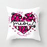 Customized Printed Throw Pillow Case Cushion Cover Collections with Valentine Love Designs