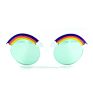 Cute Candy Color Girls Boys Transparent Sunglasses Rainbow Fashionable Beach Eyewear