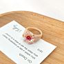 Cute Transparent Resin Ring for Women Simple Colorful Acrylic Ring Jewelry Cartoon Acrylic Flower Resin Rings