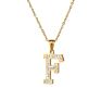 Designer Stainless Steel Zircon Alphabet Pendant Necklaces Hiphop Women Men Hip Hop Gold Chain Necklace Initial Letter Necklace