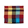 Designer Women Large Oversized Pashmina Buffalo Plaid Scarf Faux Cashmere Warm Scarf with Tassel