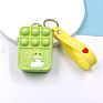 Dinosaur Shaped Cute Mini Stress Reliever Silicone Pop Fidget Zipper Coin Purse