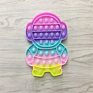 Direct Silicone Push Pop Bubble Stress Reliever Sensory Fidget Educational for Kids Toys Pops Squeeze