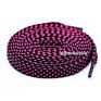 Double Layer Multi Color Flat Braid Two Toned Polyester Shoelaces for Jogging Shoes
