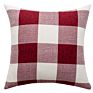 Drop Shipping Nordic Sofa Art Linen Yarn-Dyed Large Lattice Cushion Cover Pillowcase