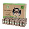 En13432 Private Label Compostable Cornstarch Pet Dog Poop Bag Biodegradable on Roll with Tie Handle