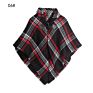 Fall Mommy and Me Kids Buffalo Plaid Blanket Cashmere Scarf for Girls Children