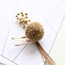 Fancy Metal Snap Clips with Pom Pom Hair Clips Cute Baby Hair Accessories Hair Pin for Girls Kids