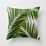 Fashionable Tropical Plant Polyester Hugging Pillow Case Office Fabric Sofa Cushion Cover Home Peach Skin Pillow Case
